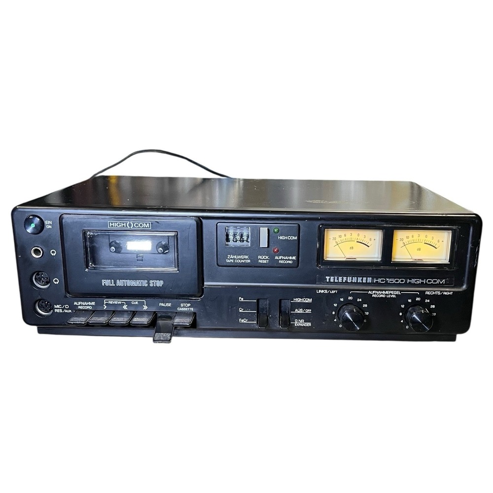 German Hi-Fi Telefunken HC1500 High‑Com Tape Deck Cassette Player Repair - Picture 11 of 16